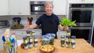 A Fun Day Preserving Basil amp Making a CLASSIC Tomato Pie [upl. by Travax]