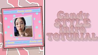 Candy style intro tutorial Alight motion edit [upl. by Roseann136]