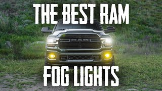 The Ultimate 2019 5th Gen Ram Fog Light Kit Baja Designs Squadron Lights On Any HD Ram [upl. by Becki]