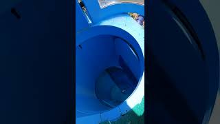 Loop Blue WaterSlide at Adaland WaterPark Kusadasi Turkey Türkiye shorts [upl. by Hezekiah612]