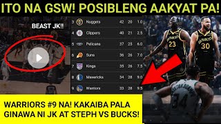 8 is waving Tameme mga haters ng Warriors nito sa pag akyat na nila Jk at Steph is WILD [upl. by Weigle337]