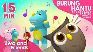 Burung Hantu Aku Seorang Kapiten dan Lagu Lainnya  15 Menit Kompilasi Lagu Anak Indonesia [upl. by Haleehs323]