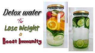 Detox Water Recipes for Lose Weight amp Boost Immunity [upl. by Welles589]