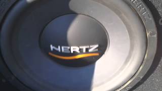 Hertz ES300D subwoofer pump [upl. by Eirrek]