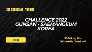 Rouvy  Challenge Gunsan  Saemangeum 2022  Korea [upl. by Onailerua]