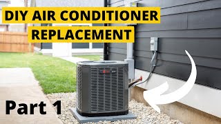 DIY Air Conditioner Replacement Part 1 Step By Step Guide [upl. by Zel375]