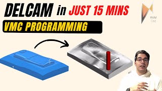 Complete CNC Milling Programming CODE done in 15 Mins DELCAM POWERMILL  VMC Programming Tutorial 💯 [upl. by Nottus]