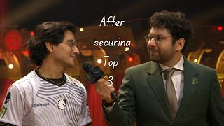 Insania INTERVIEW After Securing TOP 3 IN upper Bracket [upl. by Hinckley286]