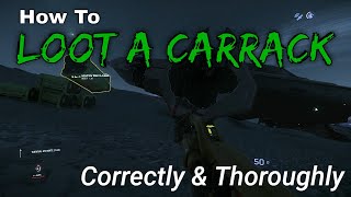 How To Loot A Carrack Correctly amp Thoroughly  Star Citizen  The Riches Of Bounty Looting 4K [upl. by Aulea]