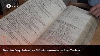 Den otevřených dveří ve Státním okresním archívu Tachov [upl. by Llirrehs960]