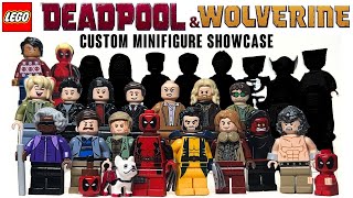 LEGO DEADPOOL and WOLVERINE Custom Minifig SPOILERS Showcase [upl. by Seda]