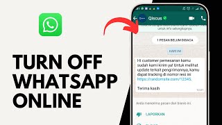 How to Turn Off WhatsApp Without Disconnecting Mobile DataWifi [upl. by Hteboj484]