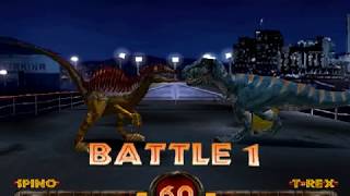 Spinosaurus vs TRex  Warpath Jurassic Park [upl. by Yeca]