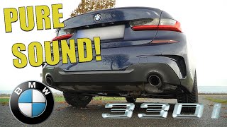 2021 BMW 330i  PURE SOUND  CarPerformance Media [upl. by Namdor]