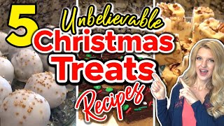 5 Amazing NOBAKE CHRISTMAS TREATS You MUST TRY  Easy MOUTHWATERING SWEET TREATS Recipes [upl. by Nosylla]