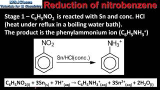 201 Reduction of nitrobenzene HL [upl. by Christina]