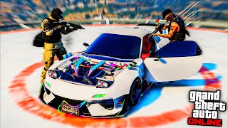 ENFRENTO el CARTEL MAS PELIGROSO con mi RX7 TUNEADO 💀 GTA5 RP [upl. by Eenar]