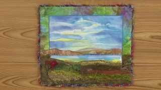 Landscape Quilts with Karen Charles of Husqvarna Viking [upl. by Nehpets]