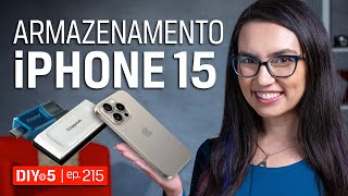 Armazenamento Externo para Iphone 15 [upl. by Einahc]