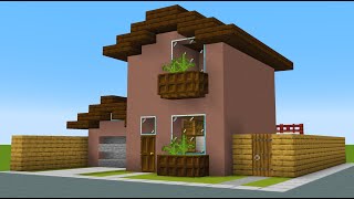 How To Make a Street House In Minecraft  How To Build a City Block By Block [upl. by Gellman531]