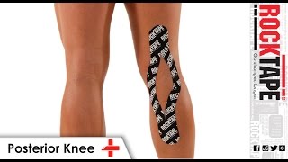 RockTape  Kinesiology Tape Instruction  Posterior Knee [upl. by Amek760]