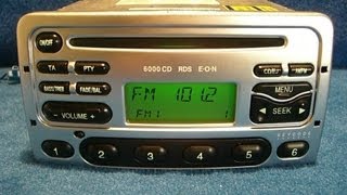 Ford 6000 CD  Radio Autoradio carradio car 97FP18C815DA  httpwwwschwabonlineshopde [upl. by Aelram]