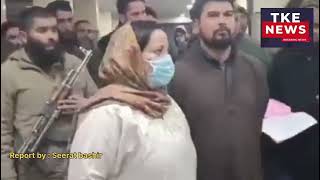 Cabinet Minister Sakina Masood Pays Surprise Visit to District Hospital Kulgam [upl. by Eerak]