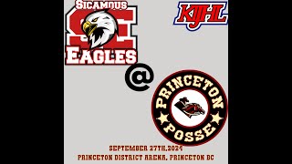 Sicamous Eagles  Princeton Posse 927 KIJHL REGULAR SEASON [upl. by Shih]