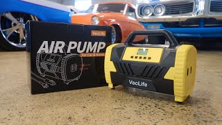 VacLife ACDC 2in1 Tire Inflator  Portable Air Compressor REVIEW [upl. by Pearse]