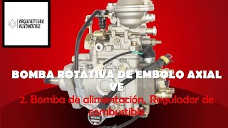 2 Bomba de inyeccion rotativa de embolo axial VE Bomba de alimentacion de combustible y regulador [upl. by Kori190]