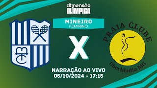 FINAL DO MINEIRO DE VÔLEI FEMININO  MINAS X PRAIA CLUBE NARRAÇÃO AO VIVO  Dimensão Esportiva [upl. by Mancino]