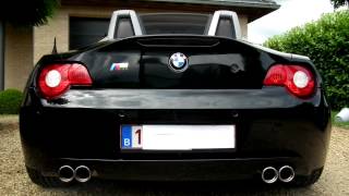 BMW Z4 E85 22i 185hp  Quad exhaust sound [upl. by Samford]