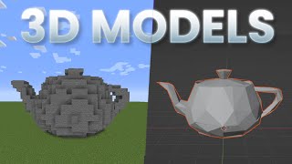 Building 3D Models in Minecraft with a Bot [upl. by Brennen760]