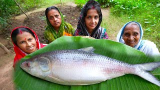 Ilish Biryani Recipe  লিমু বানালো ঠাকুমার জন্য সব থেকে সেরা স্বাদের ইলিশ বিরিয়ানি  villfood recipe [upl. by Crofoot]