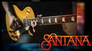 Carlos Santana  Europa  Guitar cover [upl. by Publia]