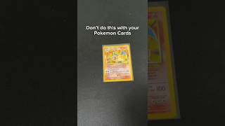 Dont do this with Charizard Pokemon Card [upl. by Lrat]