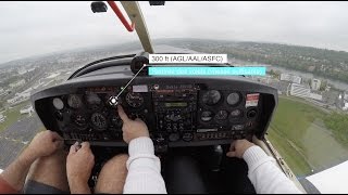 🛩 Formation tours de piste et atterrissage Vol dinstruction [upl. by Eesdnil375]