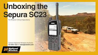 Unboxing the Sepura SC23  NATIONAL WIRELESS Australia [upl. by Hamner]