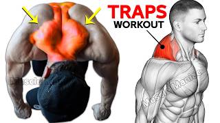 9 BEST EXERCISE TRAPEZIUS WORKOUT 🔥 [upl. by Aleira]