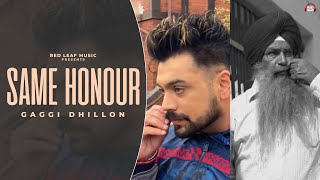 Same Honour Full Video Gaggi Dhillon [upl. by Menell]