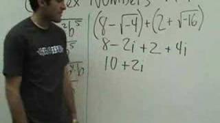 Algebra 2  Complex Numbers  Part 2 of 3 [upl. by Arac554]