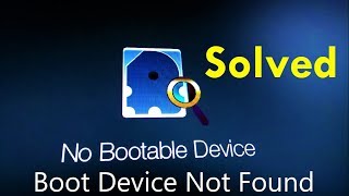 How to fix No Bootable Device Step by Step [upl. by Michon8]