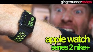 APPLE WATCH SERIES 2 NIKE REVIEW  The Ginger Runner [upl. by Eibrab879]