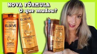 🧡ELSEVE ÓLEO EXTRORDINÁRIO nova fórmula shampoo e condicionador [upl. by Zednanreh396]