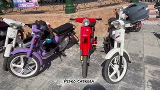 Concentración de Vespinos Vespa en la I Retro Auto amp Coche Churriana 2023 [upl. by Beilul]