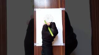 How to draw a flower step by step with pencilflowersrose [upl. by Notsuh]