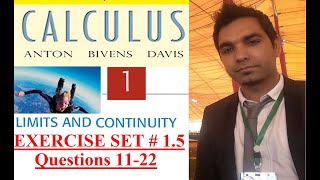 Calculus Ch  1 Ex  15 Question 1122 Points of discontinuity Howard Anton 10th Edition [upl. by Arlon]