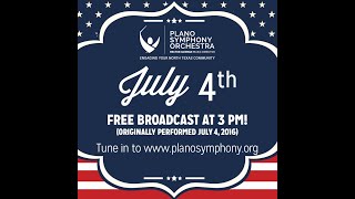 Virtual Concert Broadcast 15  Plano Symphony Orchestra [upl. by Milah263]