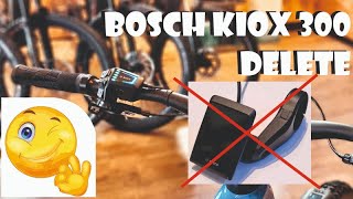 BOSCH KIOX 300 DISPLAY DELETE [upl. by Dayle]