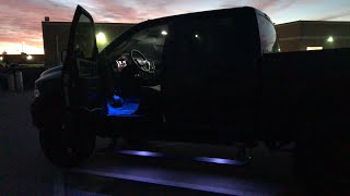 RAM 1500 footwell and underhood light demo [upl. by Yretsym]